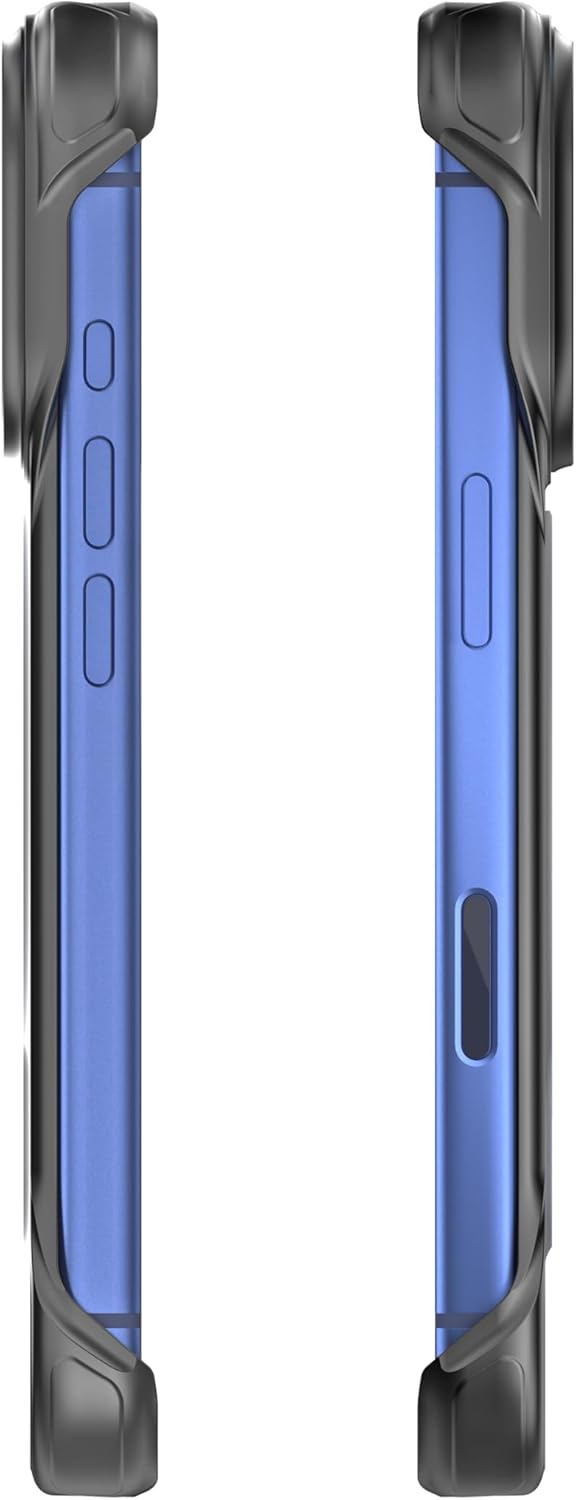 Alt View 1. Rebel - Rebel - Frosted FLEX Series Case For Apple iPhone 17 Pro - Black/Matte Clear - Black.
