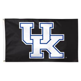 WinCraft - Kentucky Wildcats 3' x 5' Single-Sided Vibrant Deluxe Flag - Black