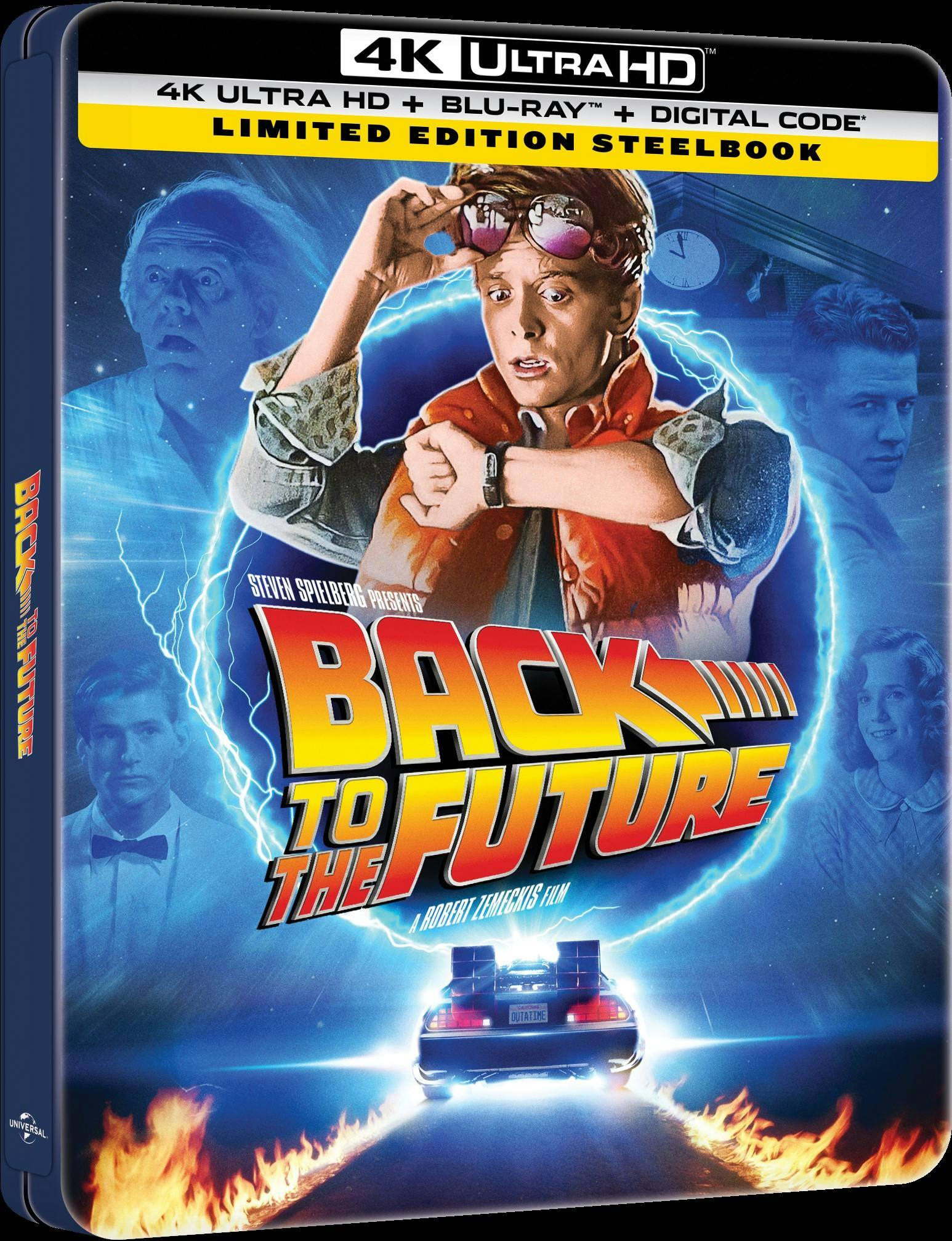 Angle. Back to the Future (Steelbook)   - 4K Blu-Ray.