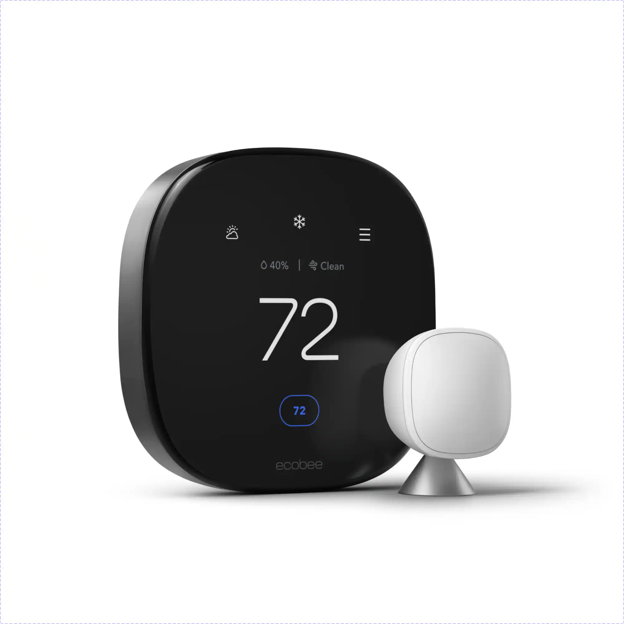 O 40% | Clean 72  
72  
ecobee