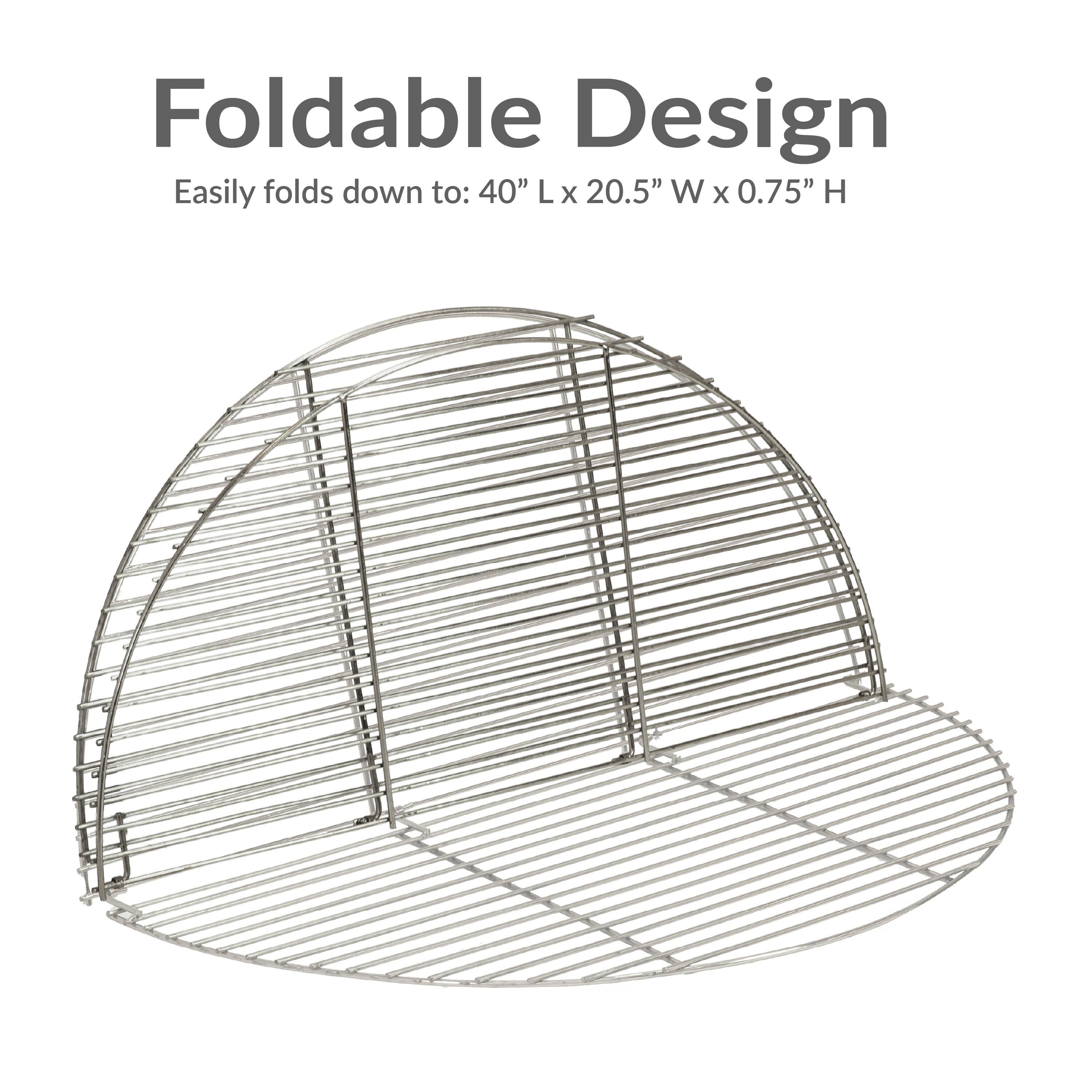 Foldable Design  
Easily folds down to: 40" L x 20.5" W x 0.75" H