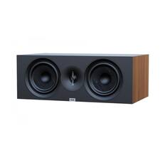 Front. ELAC - ELAC Debut 3.0 - 6.5" Center Speaker (Walnut) DC63-WN - Walnut.