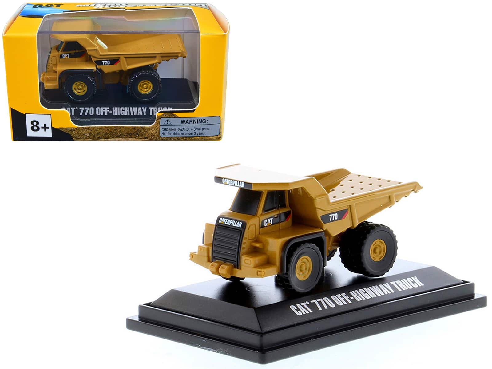 "CAT Caterpillar 770 Off–Highway Truck Yellow ""Micro-Constructor"" Series Diecast Model by Diecast Masters" price history on PriceWatchPro
