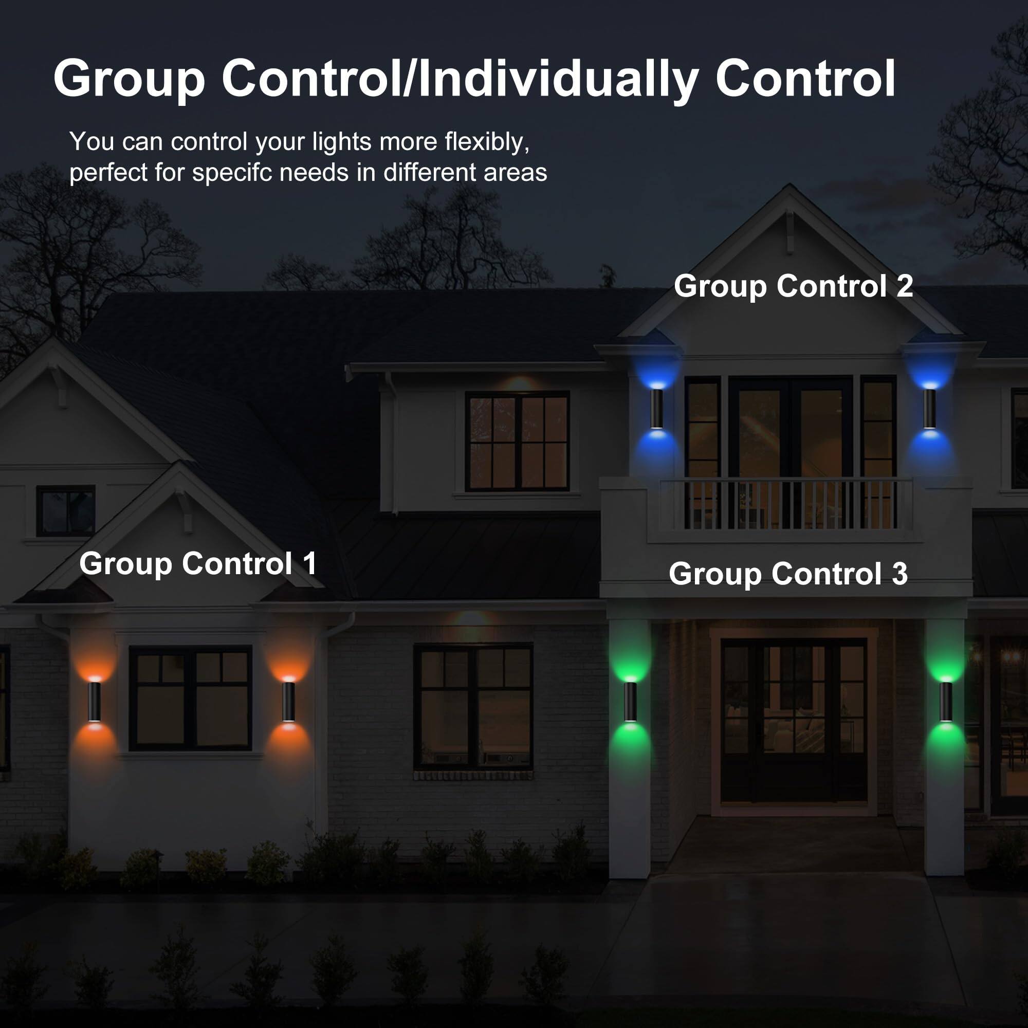 Group Control/Individually Control

You can control your lights more flexibly, perfect for specific needs in different areas.

Group Control 1

Group Control 2

Group Control 3