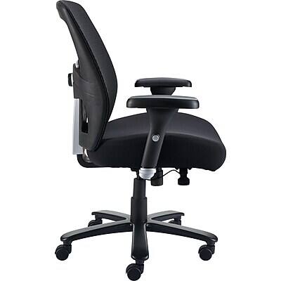 Alt View 4. Staples - Staples Driscott Ergonomic Fabric Managers Big & Tall Chair, 400 lb. Capacity, Black (28354) - Black.