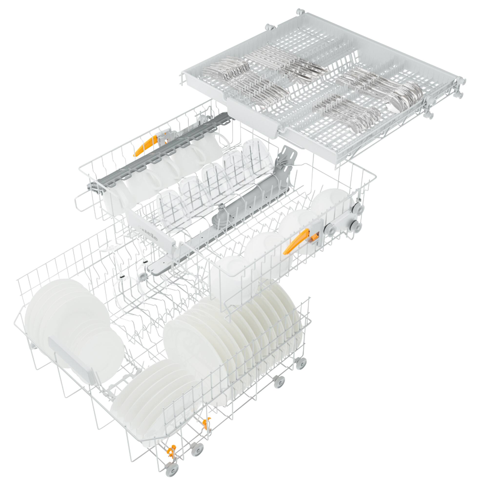 Alt View 1. Miele - G 5058 SCVi SFP 24" 16 Place Setting 46dB Energy Star Certified Fully Integrated Dishwasher - Stainless Steel.