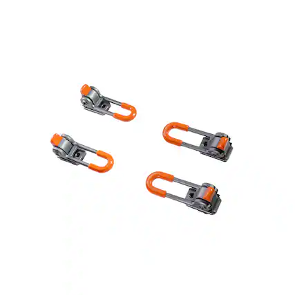 Front. Tether Tools - Tether Tools Workstation Legs for AeroTrac, 4-Pack - Silver and Orange.