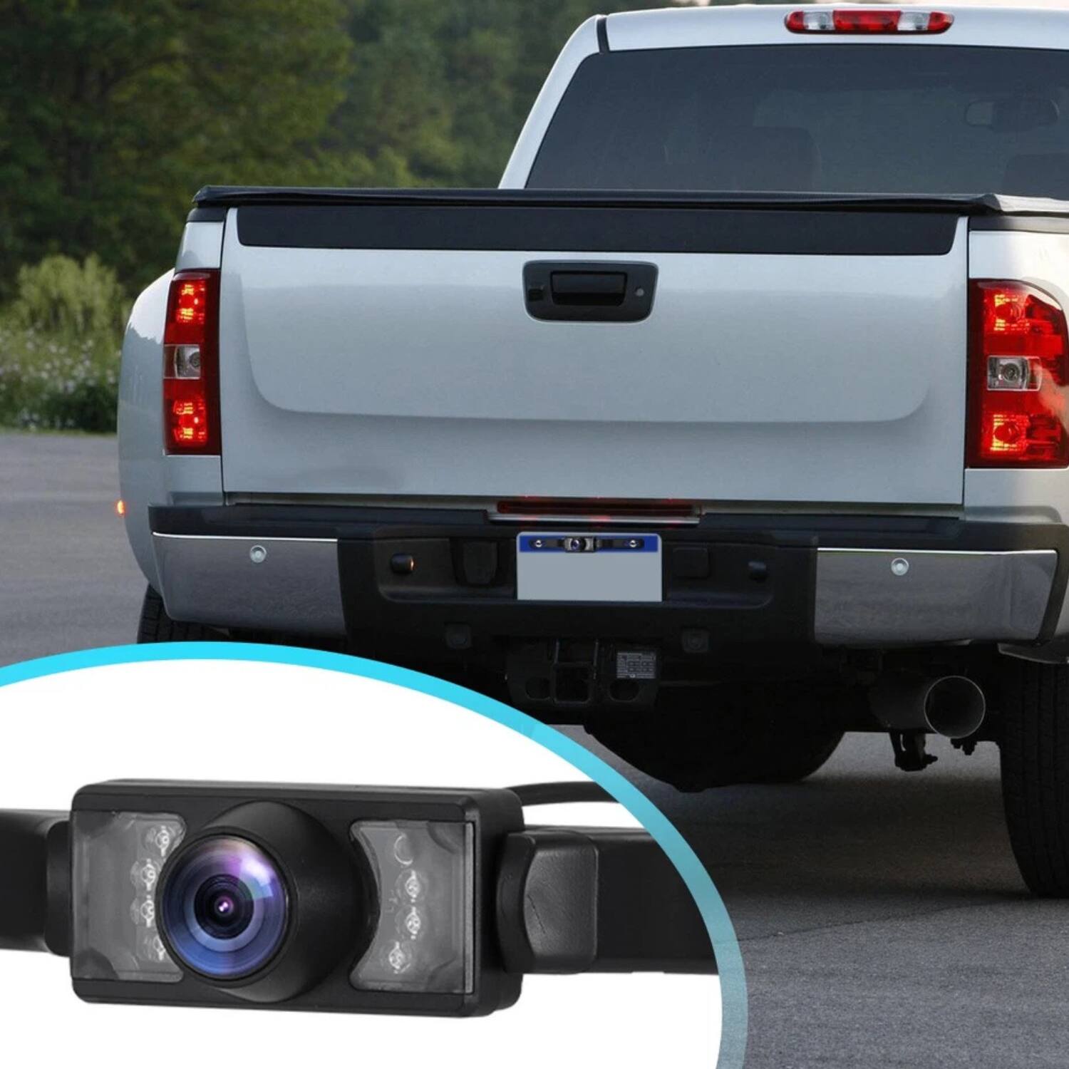 Angle. Stock Preferred - 170° License Plate Car Rear View Backup Camera with Night Vision.