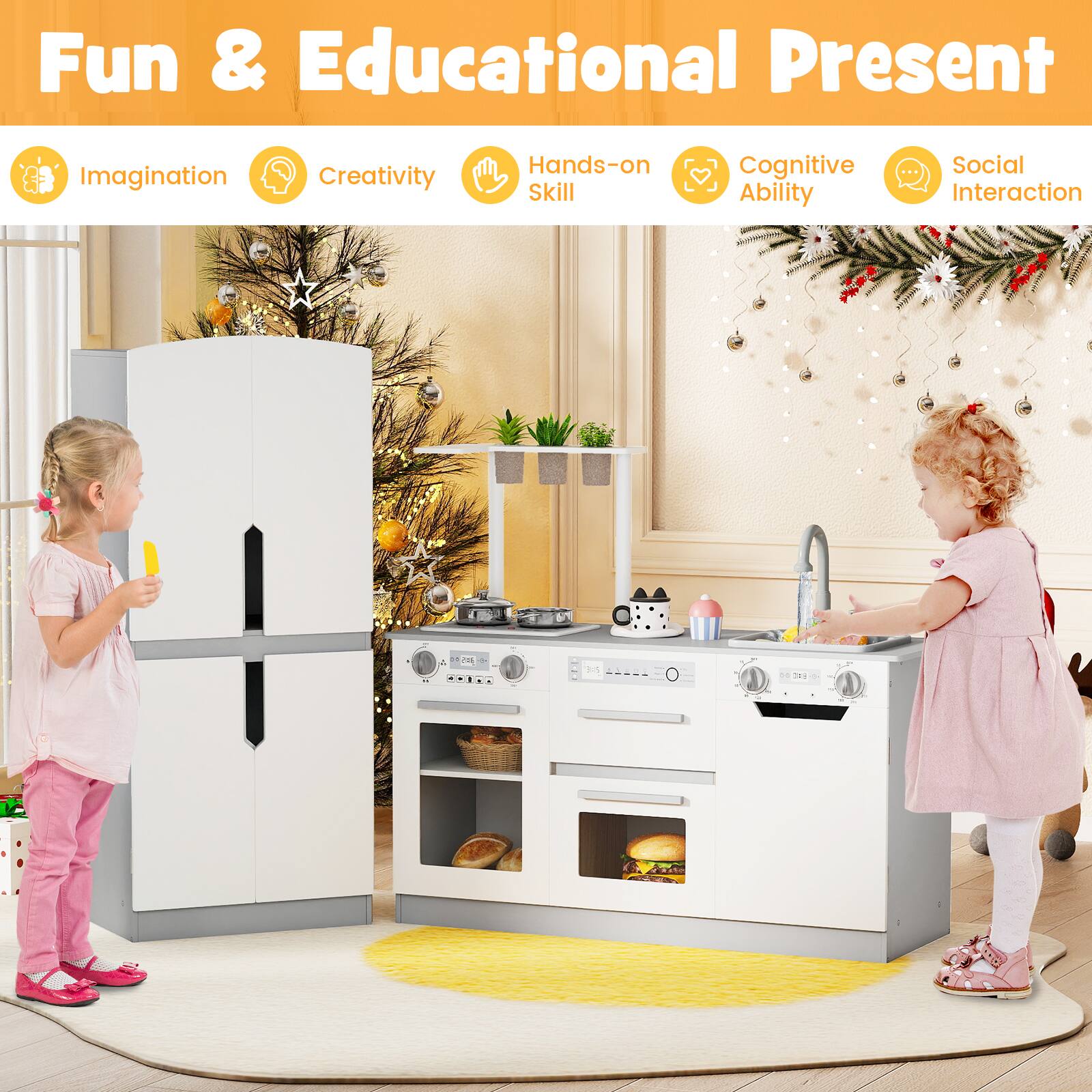 Fun & Educational Present

- Imagination
- Creativity
- Hands-on Skill
- Cognitive Ability
- Social Interaction