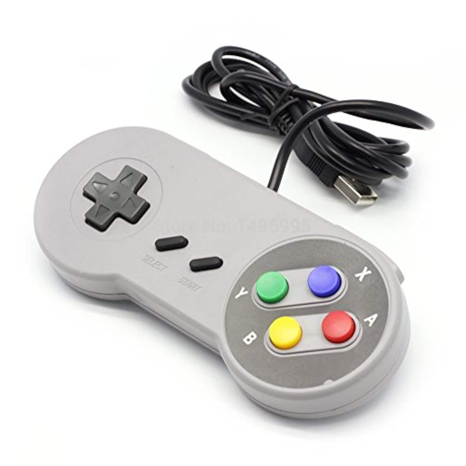 Mars Devices - SNES Super Nintendo Style USB Controller - Gray
