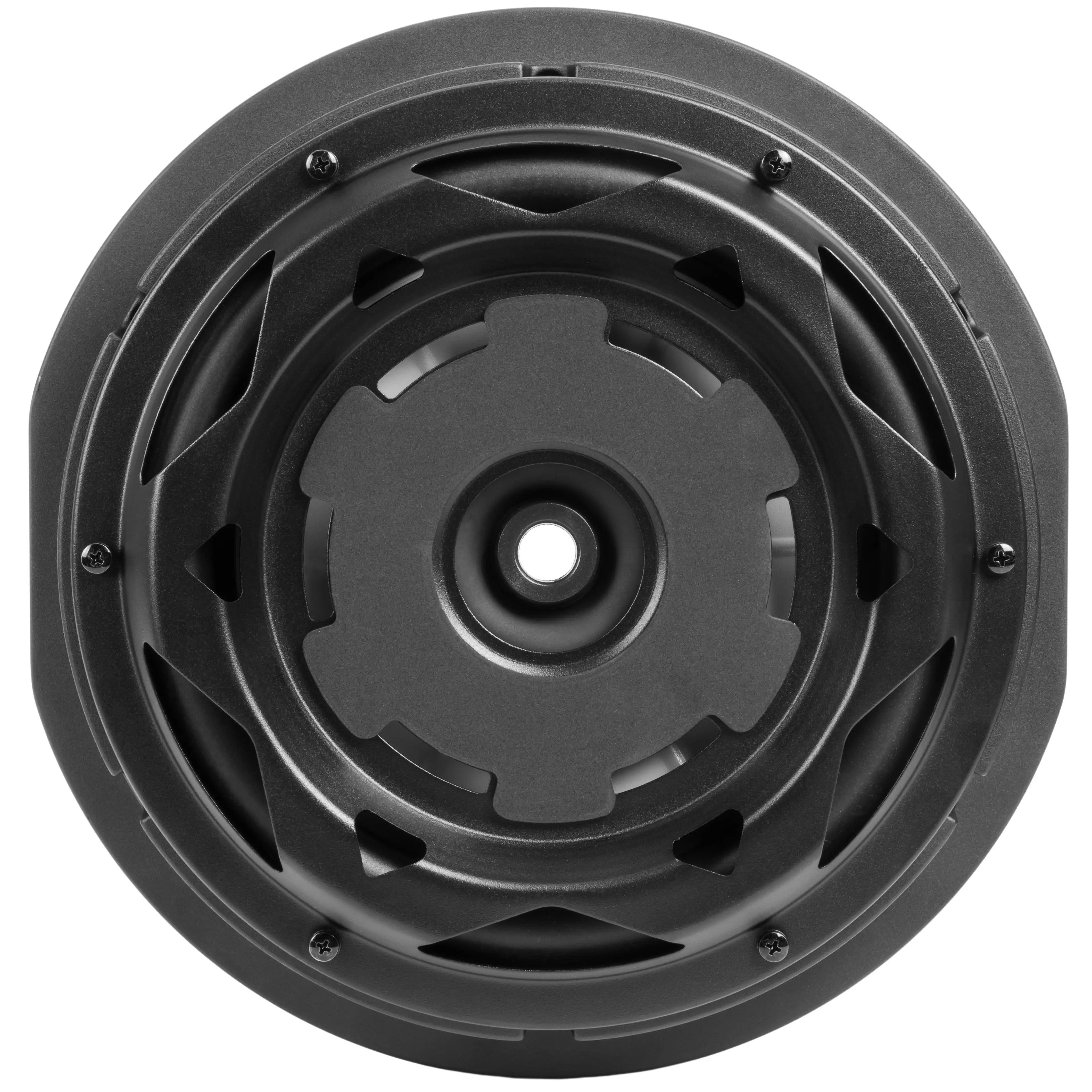 Alt View 7. NVX - QBSTA 900W Max (300W RMS) 11in Powered Spare Tire Subwoofer Box with Built-in Amp and Remote Bass Knob.