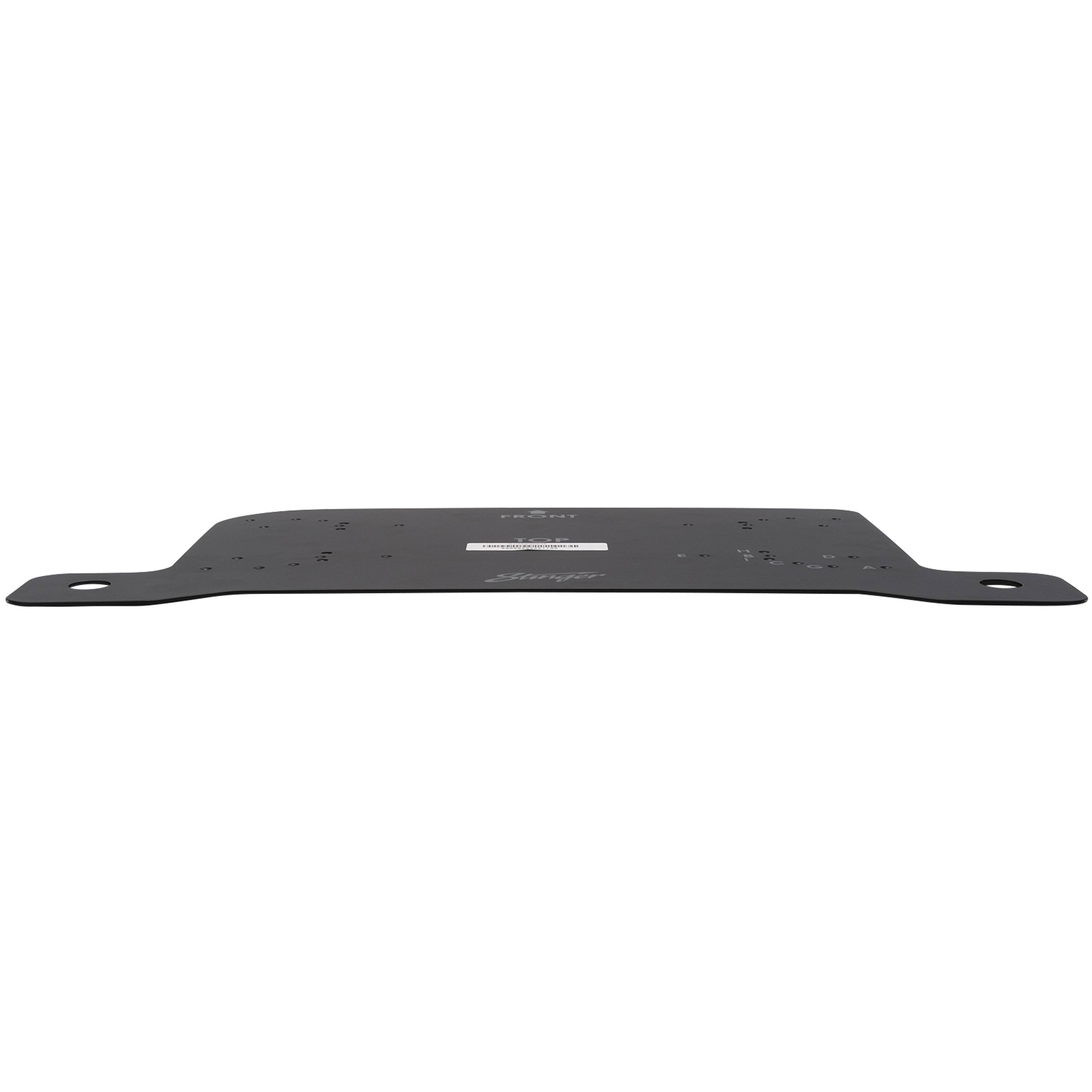 Alt View 15. Stinger - Passenger Side Under-Seat Amplifier Mounting Bracket for Select Jeep Wrangler JL and Gladiator JT Vehicles - Black.