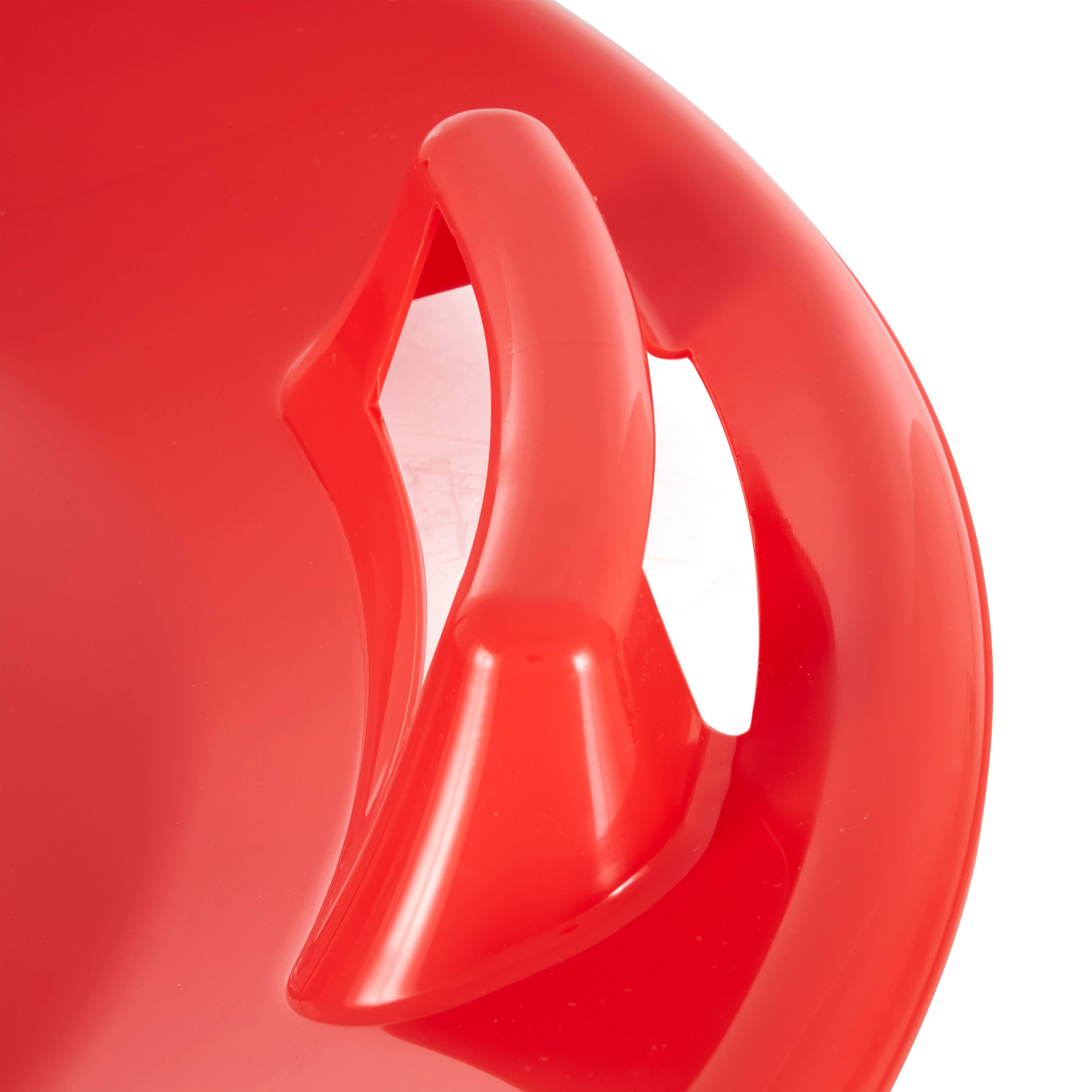 Alt View 2. Slippery Racer - Slippery Racer Downhill Pro Adults and Kids Saucer Disc Snow Sled, Red (2 Pack) - Red.