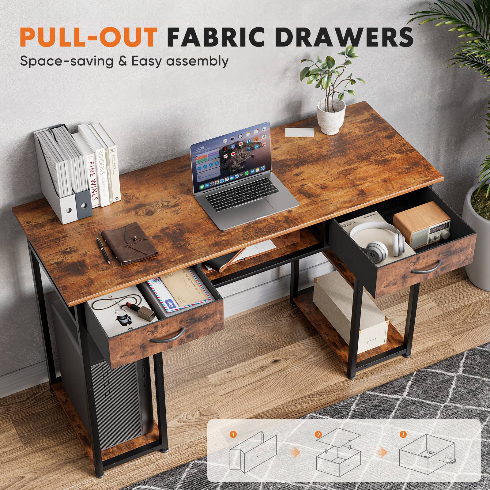 PULL-OUT FABRIC DRAWERS  
Space-saving & Easy assembly  

FINE WINES