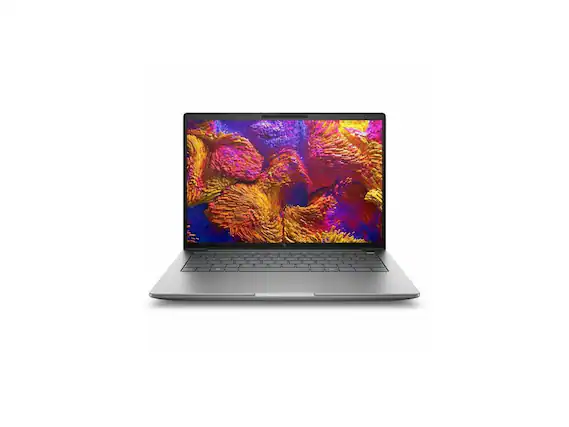 Front. HP - HP ZBook 8 G1ak 14" - AMD Ryzen AI 7 PRO 350, 64 GB, 1 TB SSD, Webcam, Wi-Fi, Bluetooth - Black.