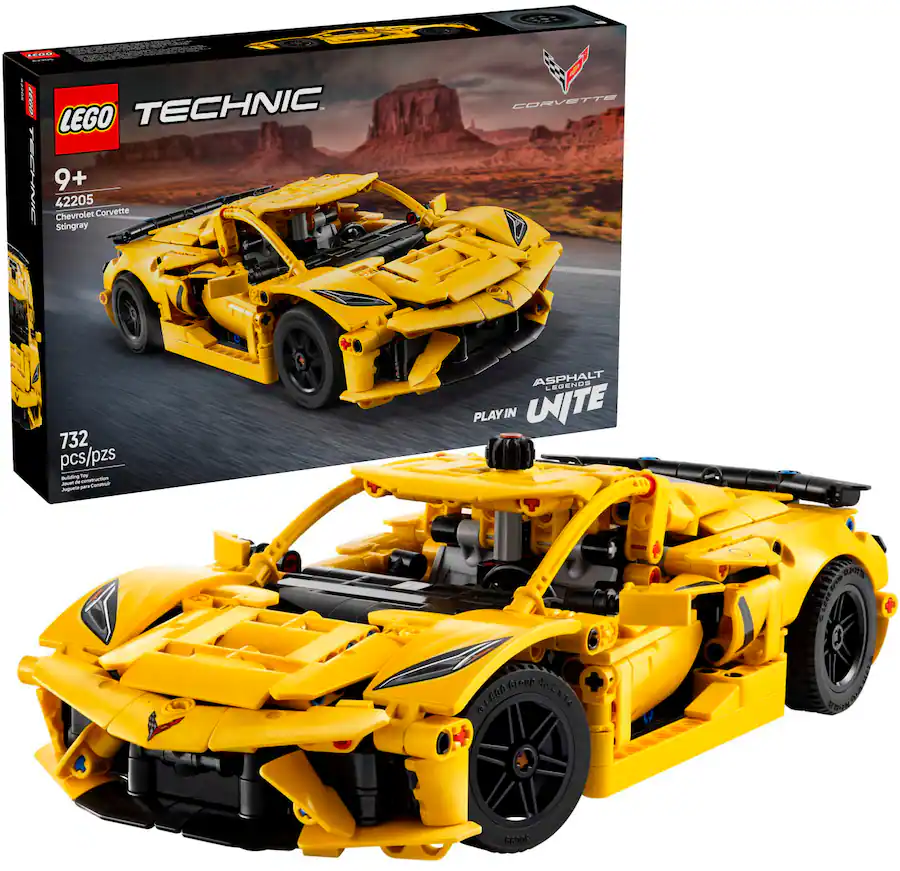 LEGO Technic Chevrolet Corvette Stingray Building Kit 42205
