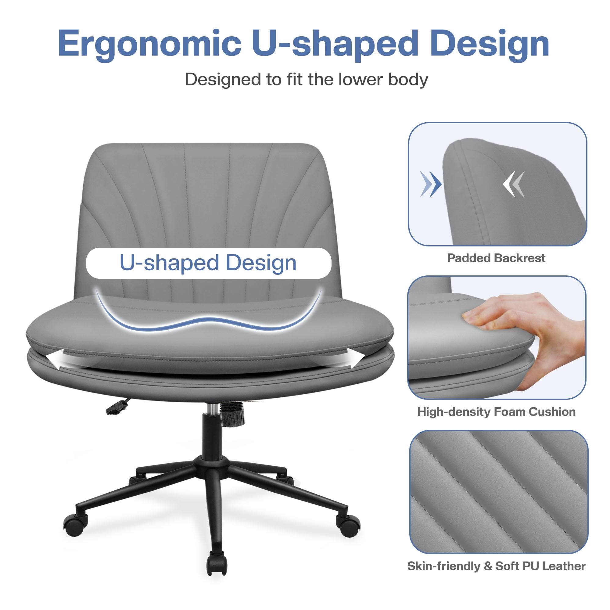 Ergonomic U-shaped Design  
Designed to fit the lower body

- U-shaped Design
- Padded Backrest
- High-density Foam Cushion
- Skin-friendly & Soft PU Leather