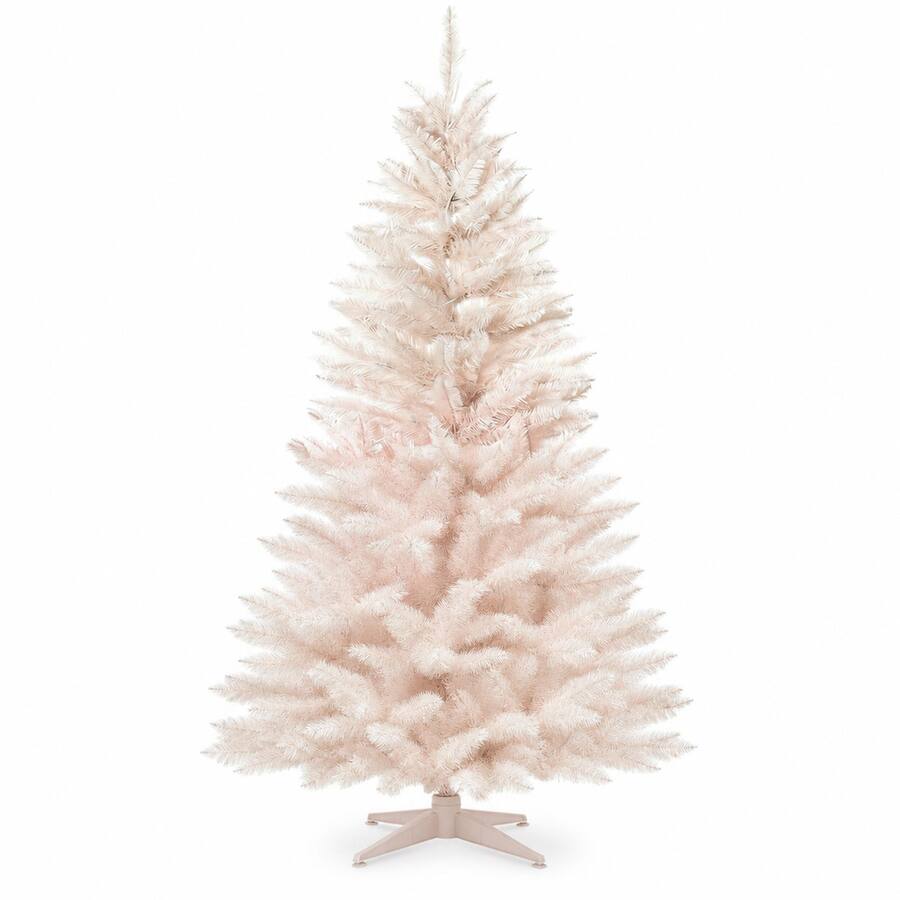 Two Branch Tree Design RYHNUYNE 7 Ft Unlit Spruce Artificial Christmas Tree With 1000 Tips ...