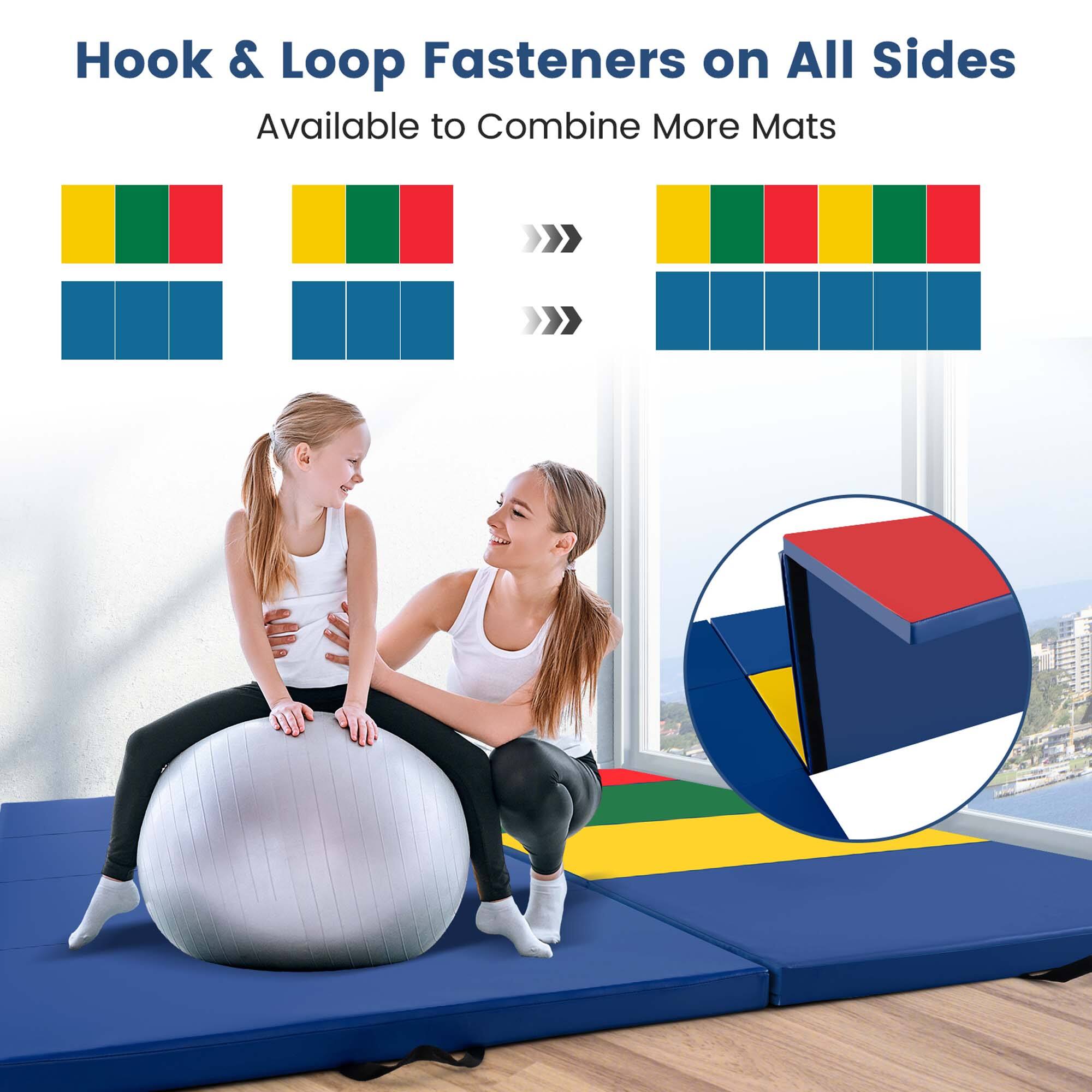 Hook & Loop Fasteners on All Sides  
Available to Combine More Mats