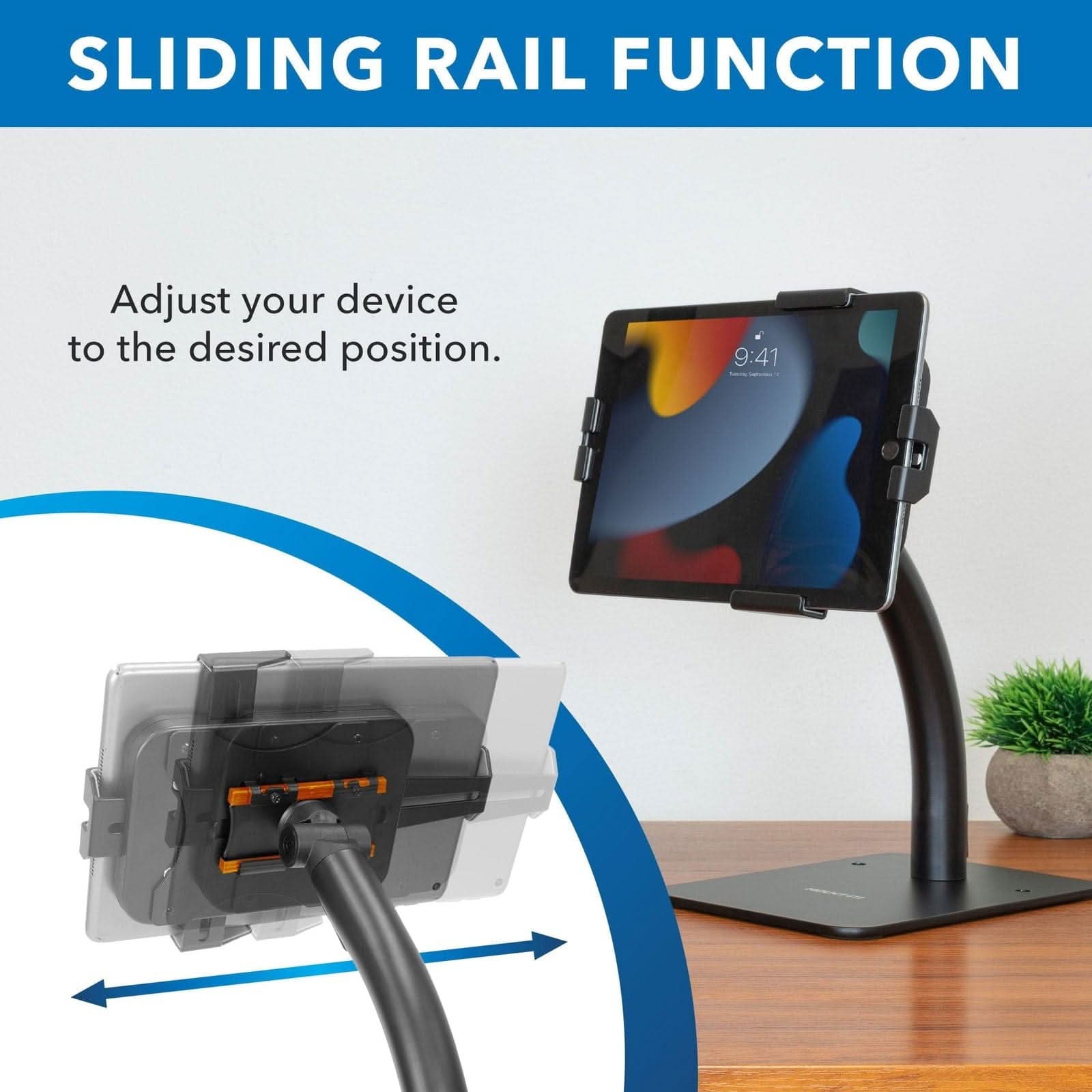 SLIDING RAIL FUNCTION

Adjust your device to the desired position.