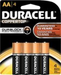 Front Zoom. Duracell - AA 1.5V CopperTop Batteries (4-Pack).