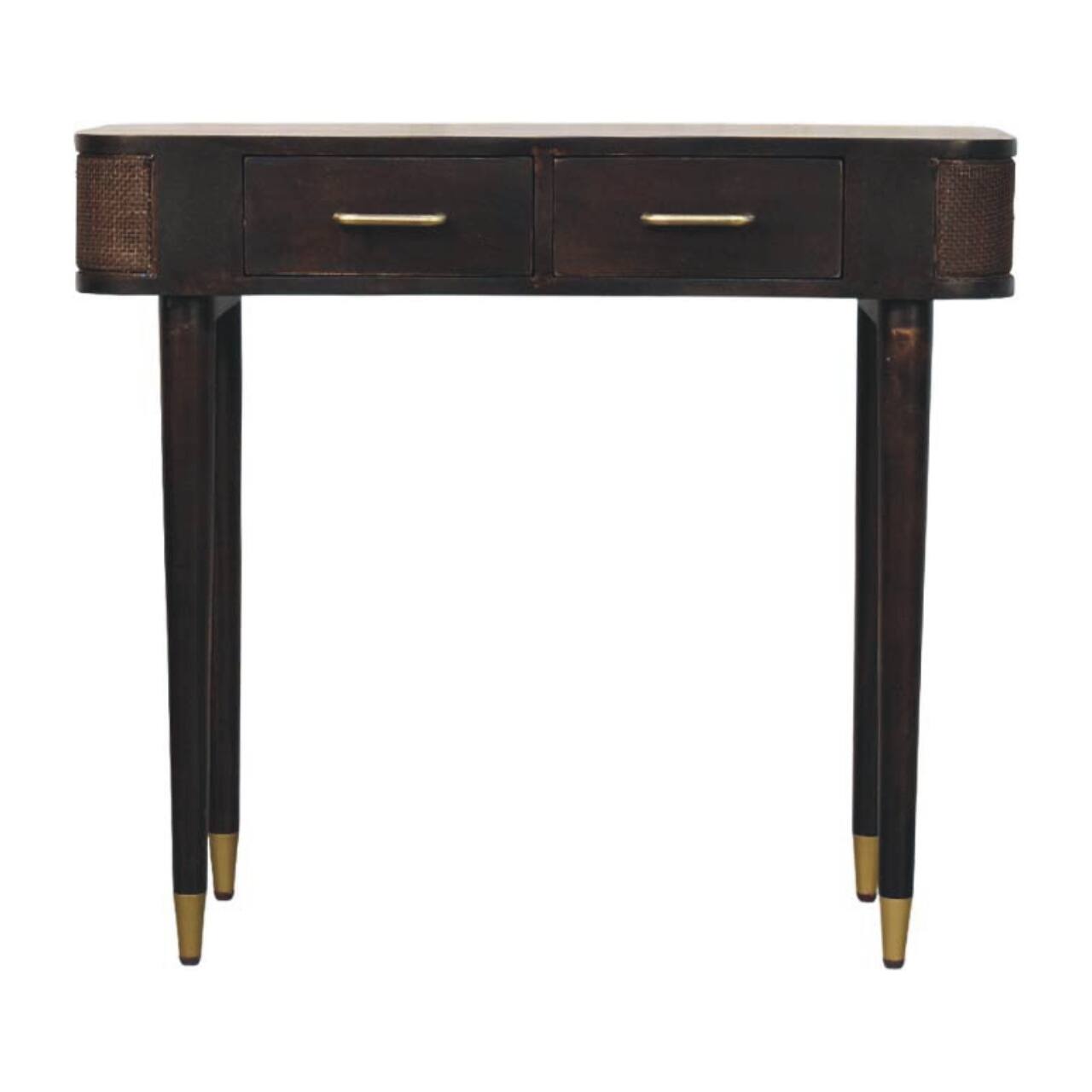 Front. Artisan Furniture - Artisan Furniture Solid Wood Belmont Console Table - Brown.