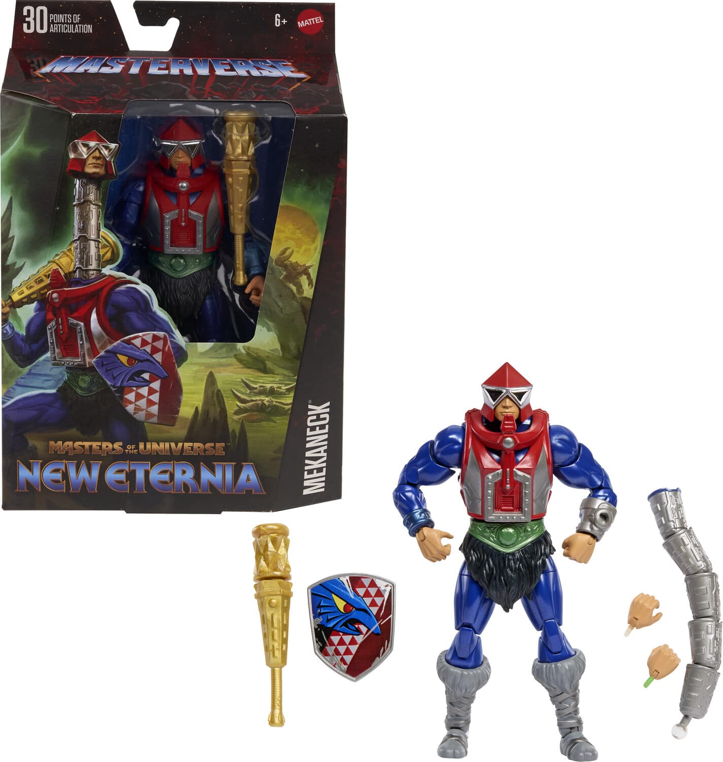 Collectible - Masters of the Universe Masterverse New Eternia Mekaneck (He-Man, MOTU) - COLLECTABLES - Mattel