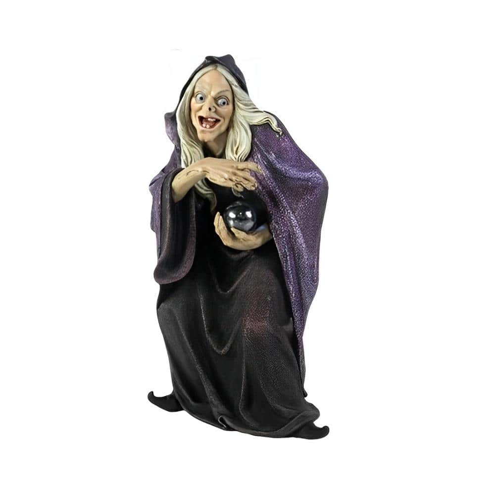 FC Design - 11"H Witch with Crystal Figurine Statue Office Desk Tabletop Home Decor Gift - Multi-Color