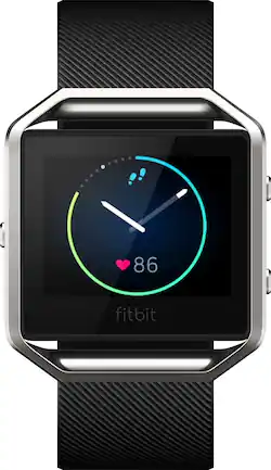 Fitbit Blaze Smart Fitness Watch (Large) Black FB502SBKL Best Buy