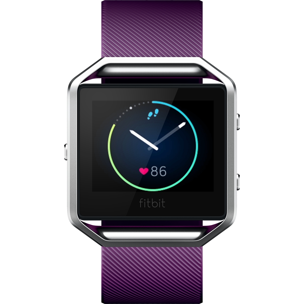 FB159ABPMS for sale online Fitbit Plum Small Blaze Classic Band 