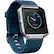 Angle. Fitbit - Blaze Classic Accessory Band (Small) - Blue.