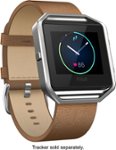 Angle Zoom. Fitbit - Blaze Luxe Accessory Band (Large) - Camel.