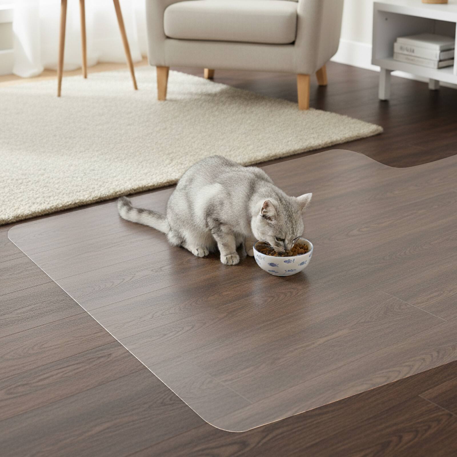 Alt View 9. Winado - Anti-Slip 36"x48" Frosted Office Chair Mat for Hard Floors for Home & Office Use - Clear.