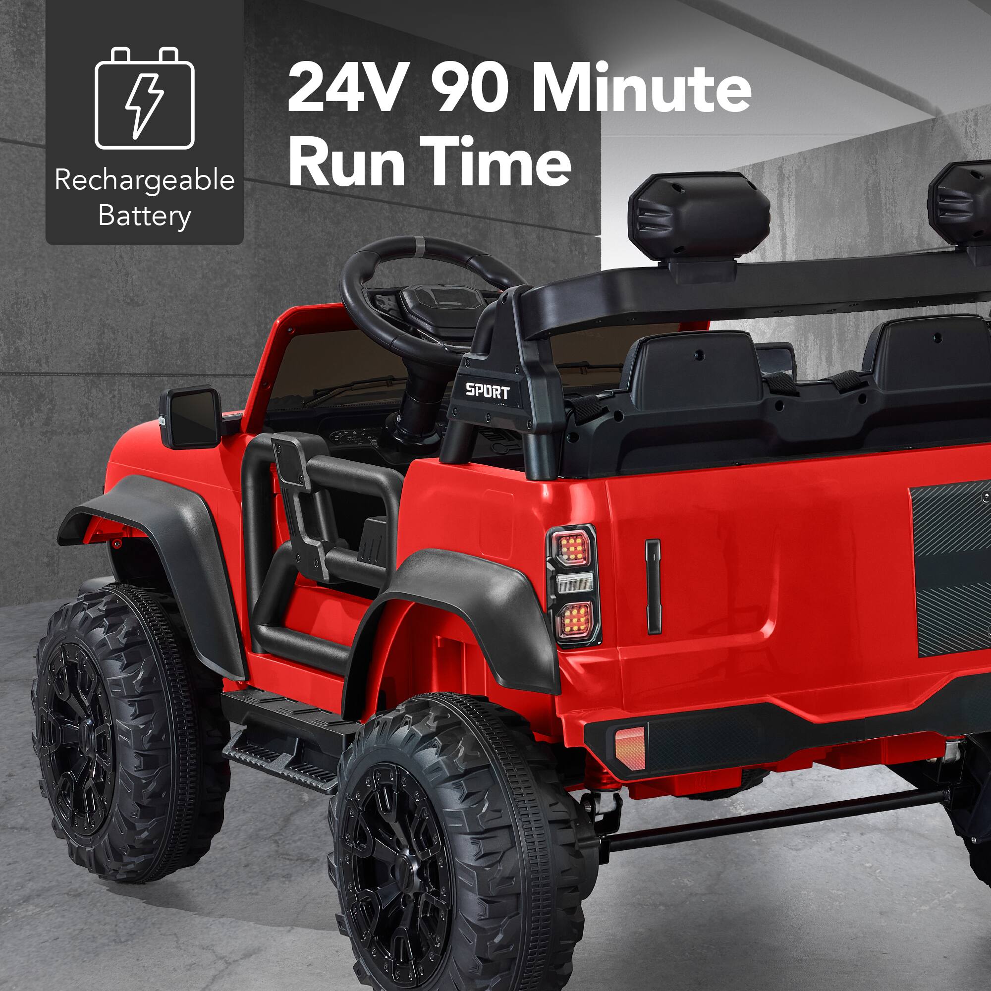 24V 90 Minute Rechargeable Run Time Battery