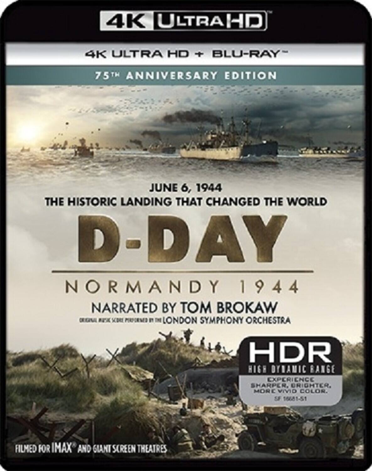 D-Day: Normandy 1944 (75th Anniversary Edition)   - 4K Blu-Ray [4K Ultra HD Blu-ray]