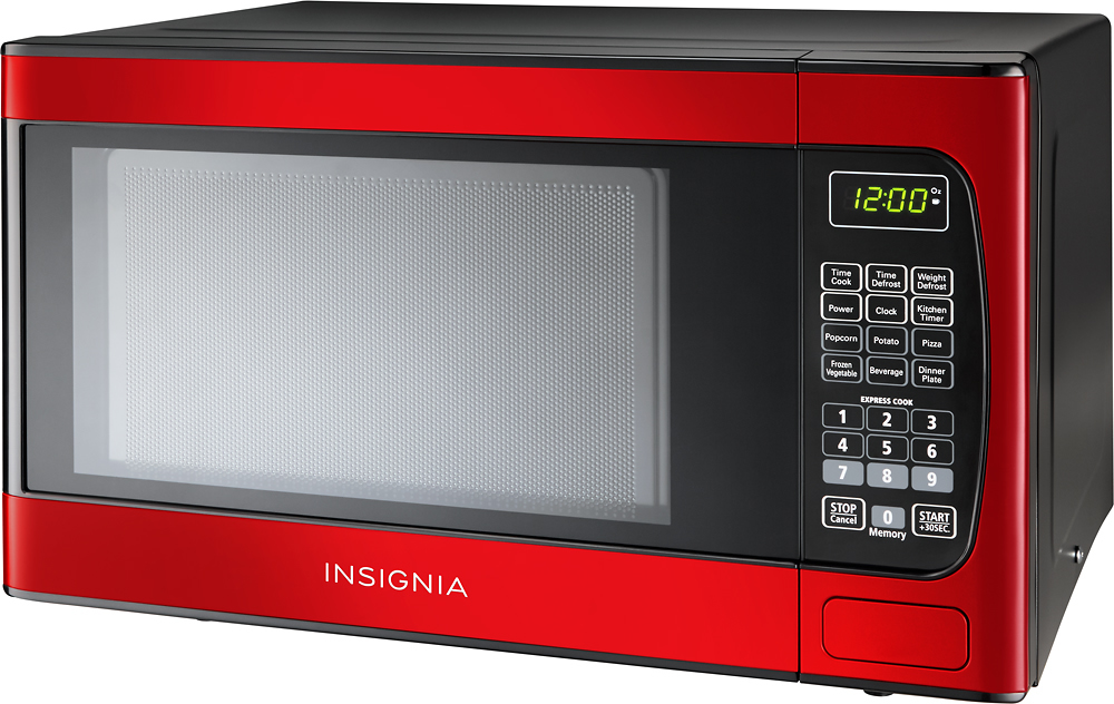 Best Buy: 0.9 Cu. Ft. Compact Microwave Red NS-MW09RD7