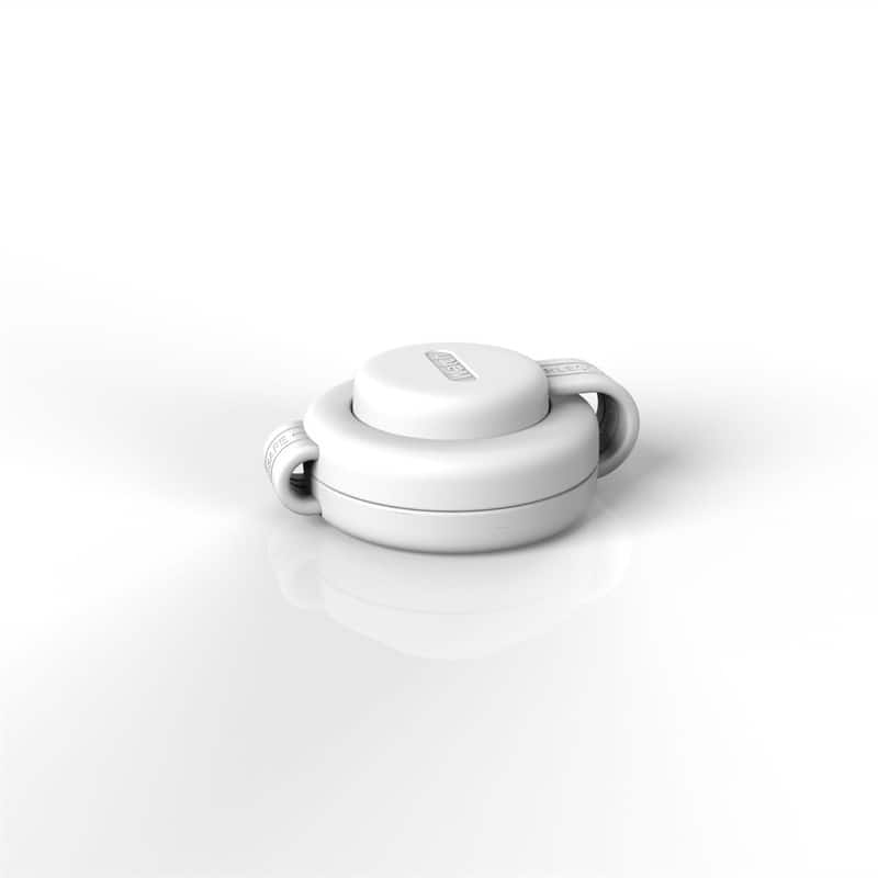 RISOKEYS - Magnetic 3-in-1 Foldable Wireless Charger - 15W Power Adapter Charging, Compatible with Apple Phone, Watch and Earphones - White