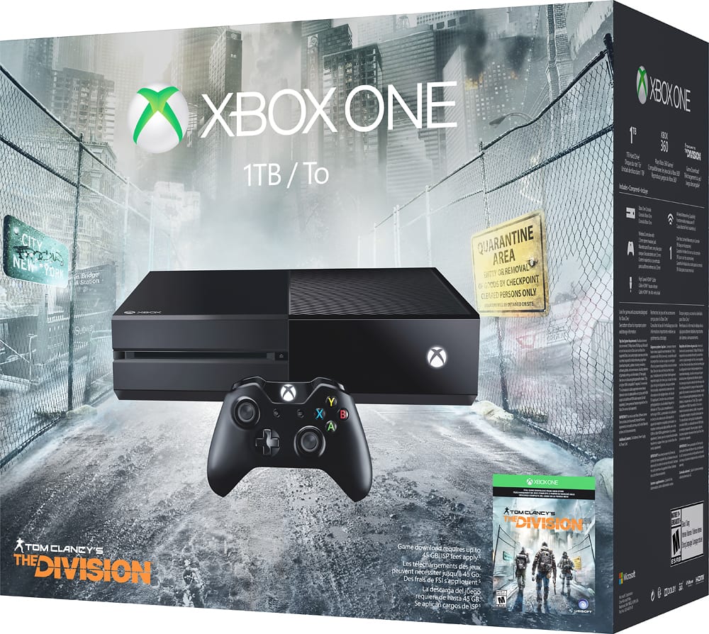 Best Buy: Microsoft Xbox One 1TB Console Tom Clancy's The Division Bundle  Black KF7-00151