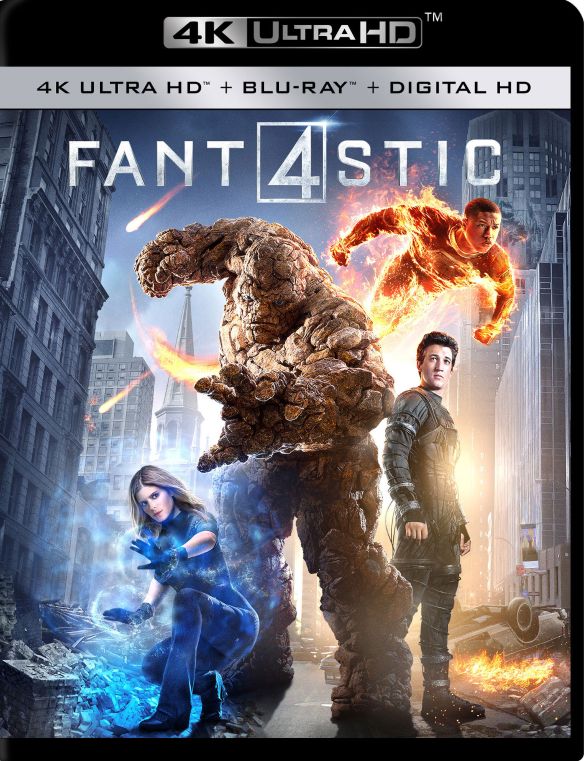  Fantastic Four [4K Ultra HD Blu-ray/Blu-ray] [Includes Digital Copy] [2015]
