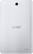 Back. Acer - Iconia One - 8" Tablet - 16GB - Wi-Fi - White.