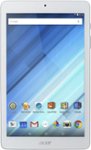 Front Zoom. Acer - Iconia One -  8" Tablet - 16GB - Wi-Fi - White.
