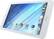 Left. Acer - Iconia One - 8" Tablet - 16GB - Wi-Fi - White.