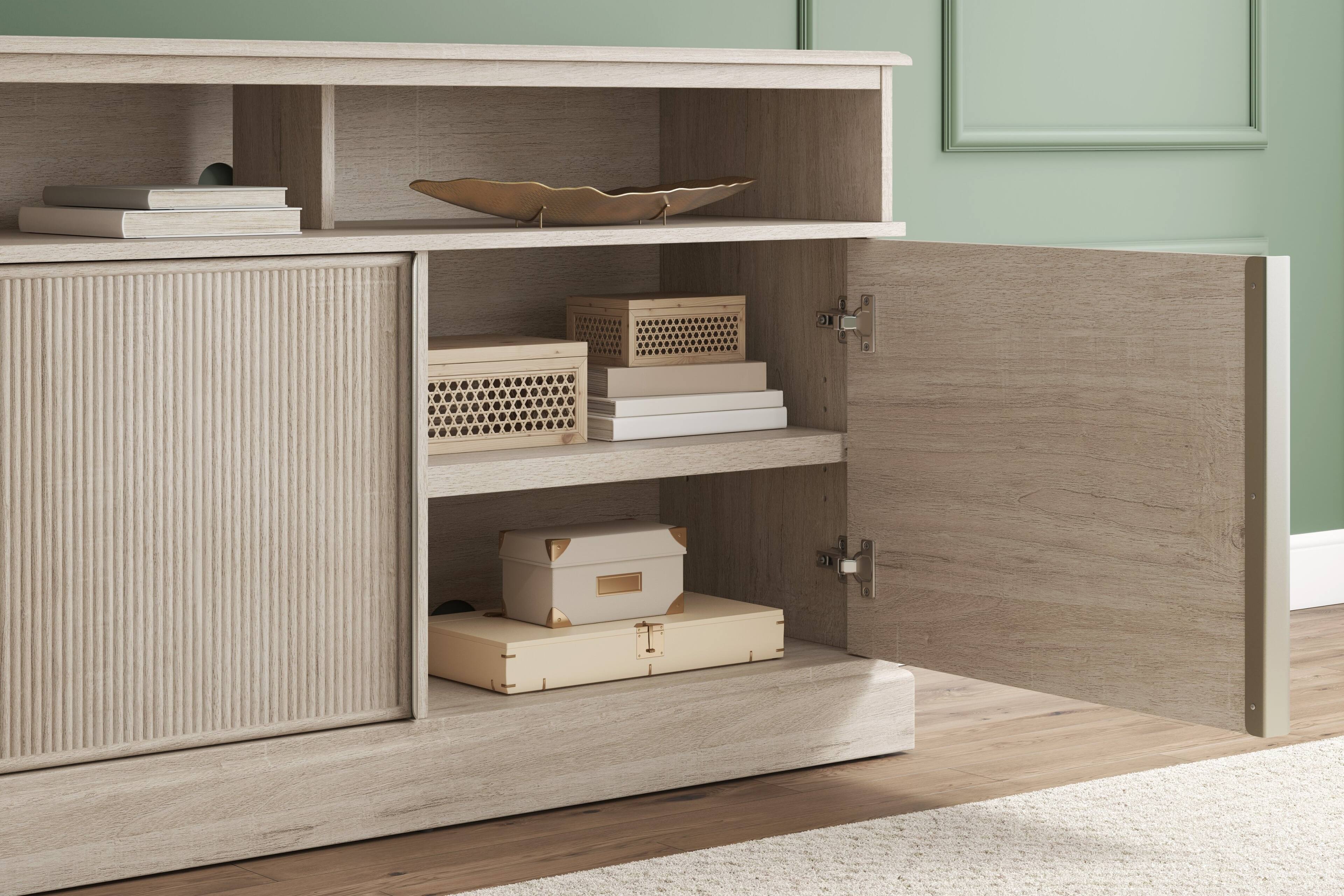 Alt View 16. Whalen Furniture - Olympiana 48" TV Console - Champagne.