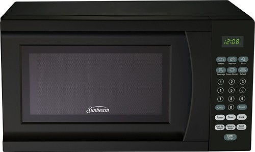 Best Buy: Sunbeam 0.7 Cu. Ft. Compact Microwave White SGS90701W-B