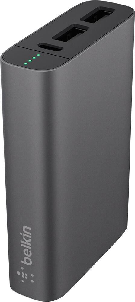 Details About New Belkin Mixit 6600mah Metallic Power Pack Power Bank Gray Sealed Retail Box