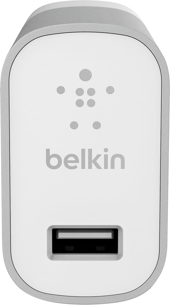Front. Belkin - MIXIT Metallic Wall Charger - Sliver.
