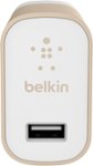 Front Zoom. Belkin - MIXIT Metallic Wall Charger - Gold.