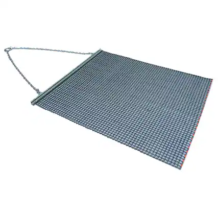 Front. Yard Tuff - Yard Tuff YTF-68TBDM ATV/UTV 6' x 8' Zinc Plated Field Surface Leveling Drag Mat.
