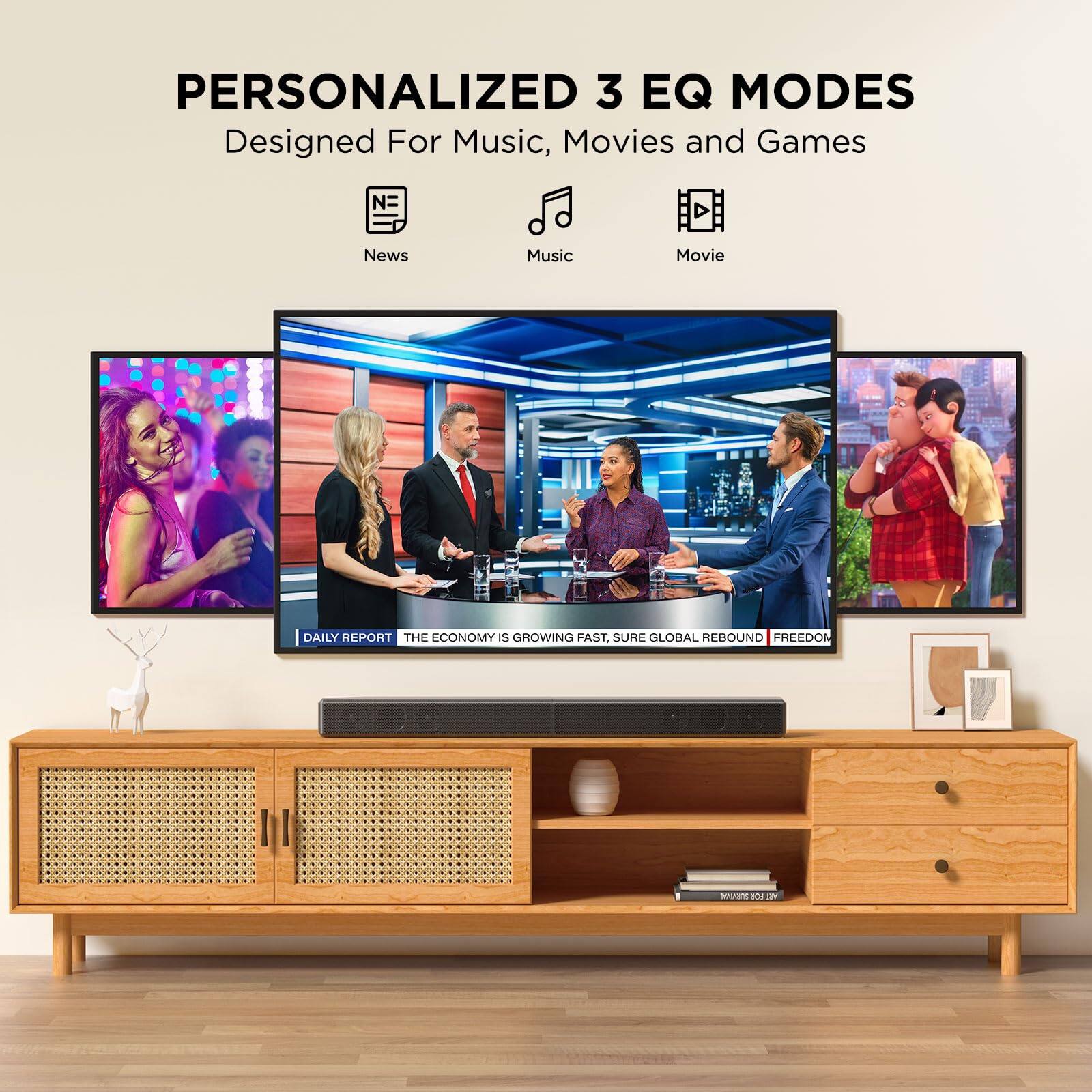 PERSONALIZED 3 EQ MODES  
Designed For Music, Movies and Games  

News | Music | Movie  

DAILY REPORT  
THE ECONOMY IS GROWING FAST, SURE GLOBAL REBOUND  
FREEDOM