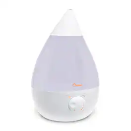 CRANE - 1 Gal. Drop Ultrasonic Cool Mist Humidifier - White